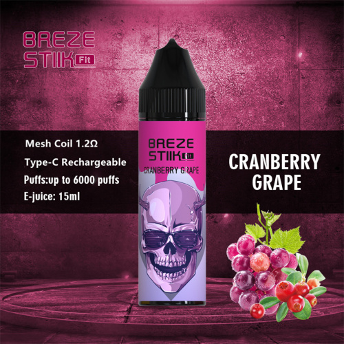 Breze Stiik FIT 6000 Puffs Energy Disposable Vape