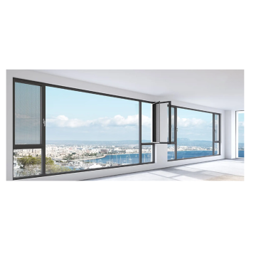 Singapore Villa Aluminium Casement Window - Big Size Fixed Glass