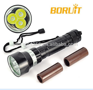 Good Qaulity High power Underwater 100M Cree xm-l2 Waterproof Diving Torch Rechargeable Led Flashlight