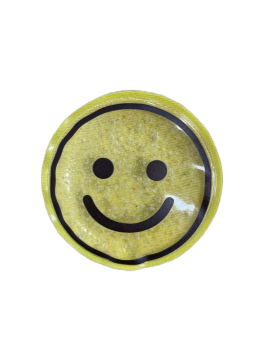 Pack de glace de dessin animé emoji rond