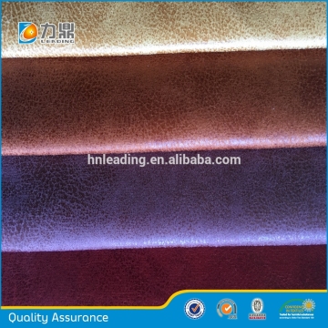 100% Polyester Elaborate Bronzed Suede Fabrics For Sofa
