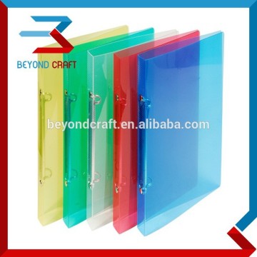 A4 A5 PP clear POLY portfolio pp ring file folder clear plastic