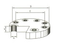 B16.9 Flensa buta baja karton