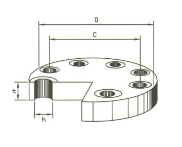 B16.9 Carton steel blind flange