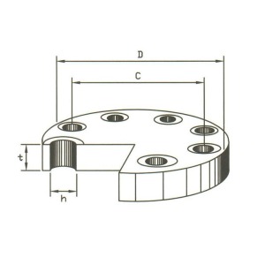 B16.9 Flensa buta baja karton