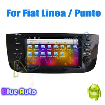 Pure Android 4.2 Car DVD Player Stereo Multimedia With Navigation for Fiat Linea / Punto
