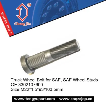 Truck Wheel Bolt for SAF, SAF Wheel Studs