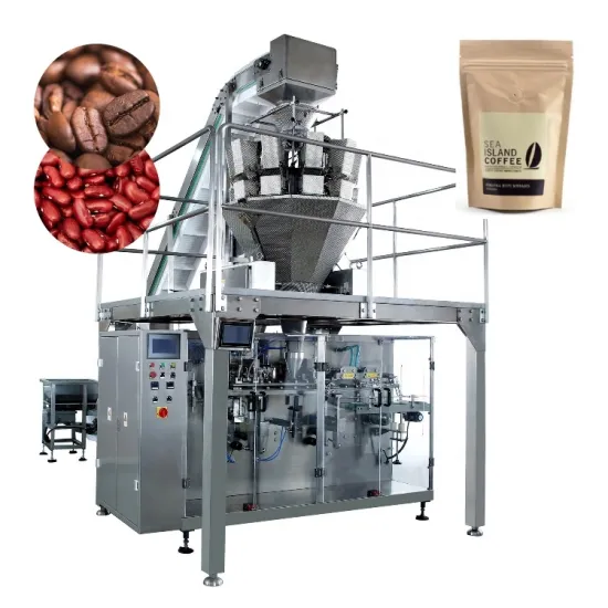 High-Speed Multi-Material Beans Packing Machine for Pre-made Pouches