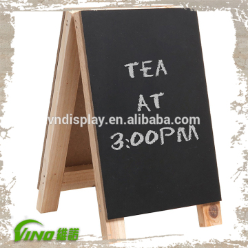 sandwich pavement blackboard sign , Double Sided Chalkboard , wooden chalkboard erasers
