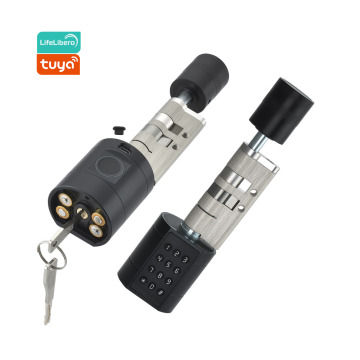 Lifelibero Electronic Elegant Matt Black Interior Door Handle and Lock
