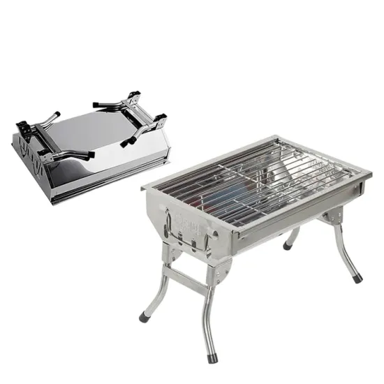 Stainless Steel Charcoal Bbq Grill Beach Folding Portable Barbecue Charcoal Bbq Grill