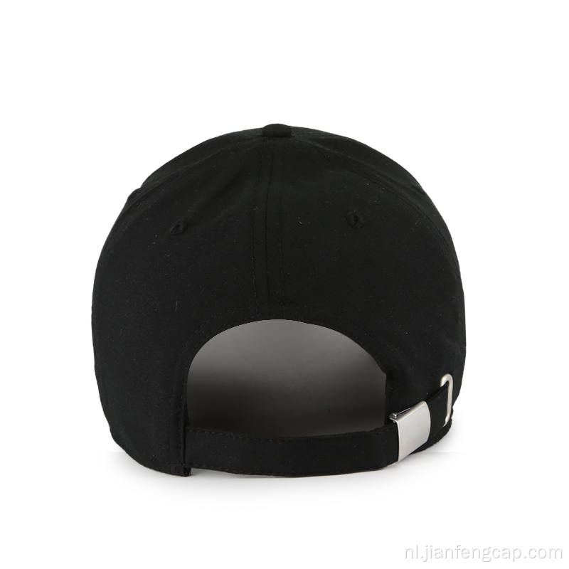 3D geborduurde baseballpet van katoenen twill met sandwichklep