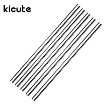 KiCute 5pcs Laboratory 150mmx5mm Transparent School Tools Glass Buret Mixer Glass Stirring Rod for Lab Use Stiring Stirrer