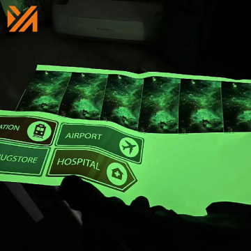 Wholesale Solvent/UV Printable Glow-in-the-Dark PVC Vinyl Rolls