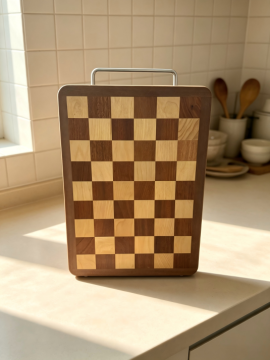 Durable Spliced Wood Prep Board for Home