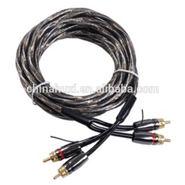 Male To Male Electrical Double Shield RCA to Firewire Cable , Cable RCA