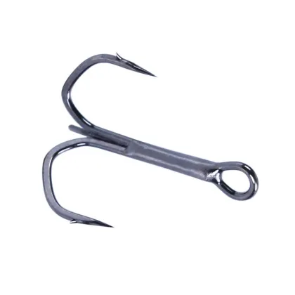 High Carbon Steel Jig Bait Hooks - New Sea Fishing Barb Black 4#6#8# Meg Abass Treble Lures