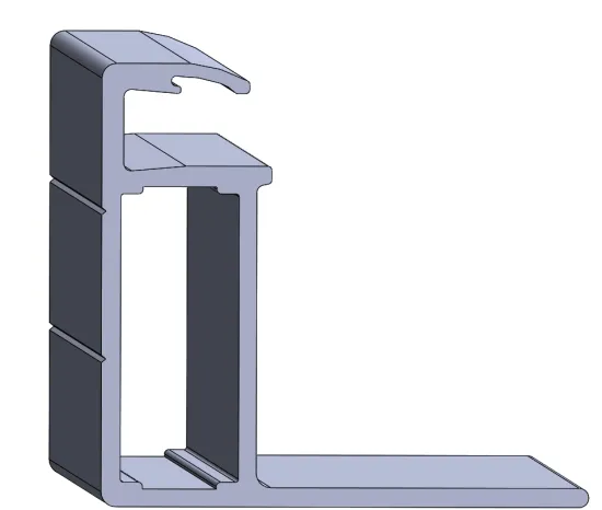Aluminum PV solar module frame-HT01
