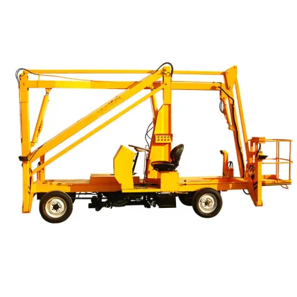 CE Approved Electric Power Hydraulic Drivable Boom Lift