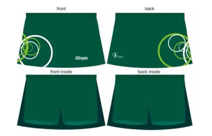 Lightweight Knit Skirt Waistband Craft Running Clothing Compression Shorts