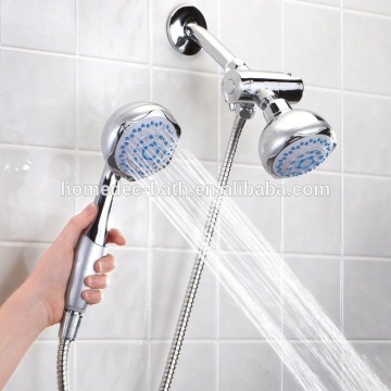 3 Ways Double Shower combo shower head w/handheld