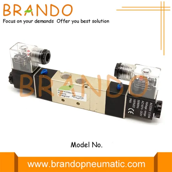 4V230C-08 1/4'' 5/3 Way Closed Center Pneumatic Valve