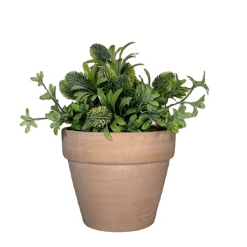 Large Simple Clay Ceramic Outdoor Plant Pots for Home Gardening