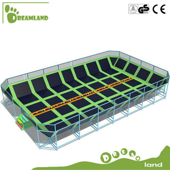 Commercial indoor cheap rectangle trampoline