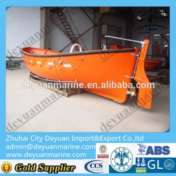 Open lifeboat Type FRP Life boat sale of boats lifeboat