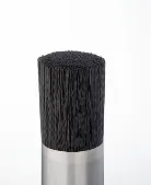 PBT straight-star filaments for blush brush