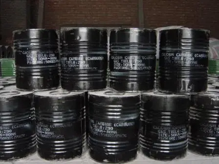 100 kg drum calcium carbide 50-80mm