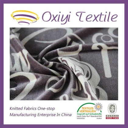 KS/Korean velvet fabric velvet dot printed fabric use for clothing