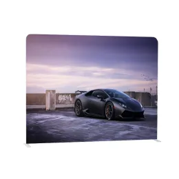 Car Straight aluminum frame portable custom logo backdrop