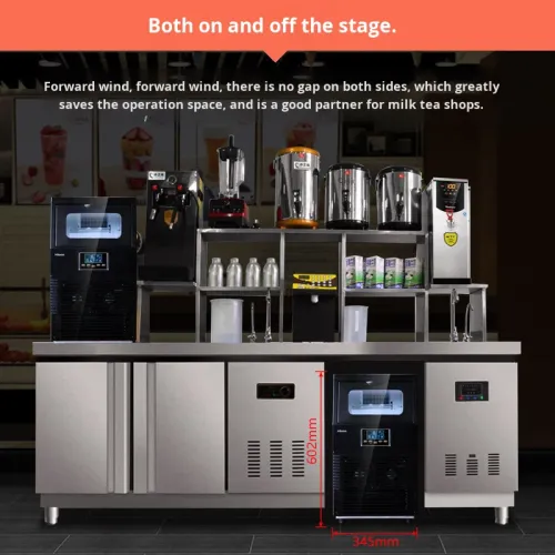 Fully Automatic Cube Ice Maker for Milk Tea Shops and Households