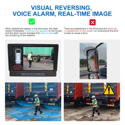 PJAUTO Car Reversing Aid: Camera & Sensor System