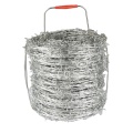 5 kg de 2.0 mm Rollo de cerca de barbas Galvanizado de alambre de púas