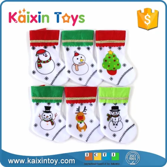 10255319 Festival Decoration Customized Plush Christmas Stocking