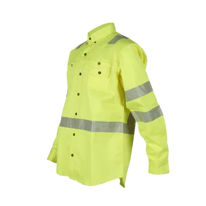 Cotton Hi Vis Flame Retardant Industry Work Shirt