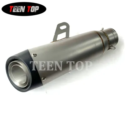 Universal Motorcycle Exhaust System: Racing Silencer for MT07, MT09, and Tracer Sport Bikes