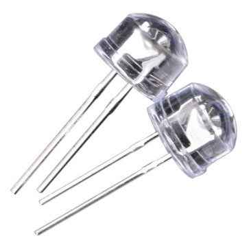 Đèn mũ rơm nhiều màu 8 mm - Đèn LED màu xanh lá cây màu xanh lá cây màu đỏ 0,5W F8