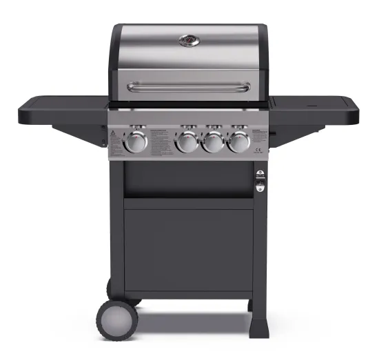 Outdoor Small Gas BBQ Grill with Griddle and Propane Burners