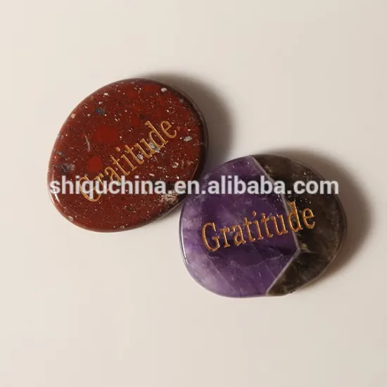 2015 new engraved wish stones for gift