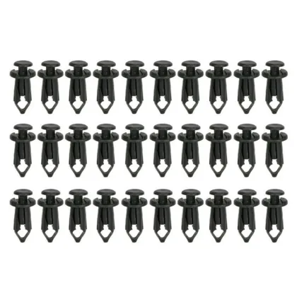 Universal Auto Fastener Clips Plastic Fastener Rivet Clips 190Pcs 6 Sizes Car Push Pin Rivet Trim Clips Fastener Clips