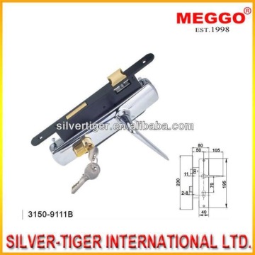 New style security door lock set , cylinder,door handle for hot sell