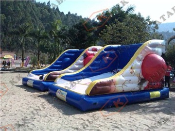 Two Lane Basketball Toss Inflatable kids sport game