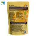 biodegradable plastic standup Crucuma powder food bag