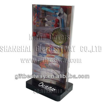 Acrylic menu holder ,acrylic holder menu,acrylic menu