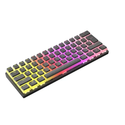 Professional 61-Key LED Backlit Mechanical Gaming Keyboard: USB Wired 60% Mechanical Keyboard