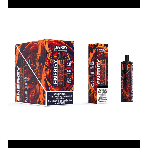 Kit descartável RUOK Energy 5000 Puffs