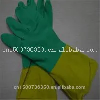 different colors latex arm glove/rubber kitchen cleaning gloves